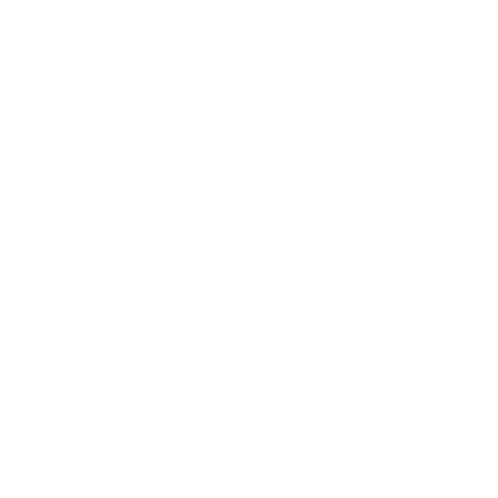 Abstrakte weiße Grafik mit runden Formen auf transparentem Hintergrund.